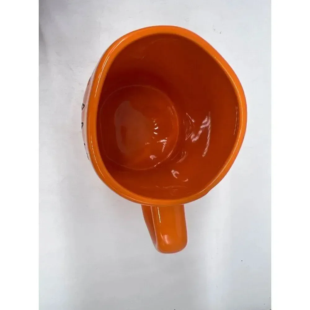 Rae Dunn Orange Ceramic Mug Candy Coma